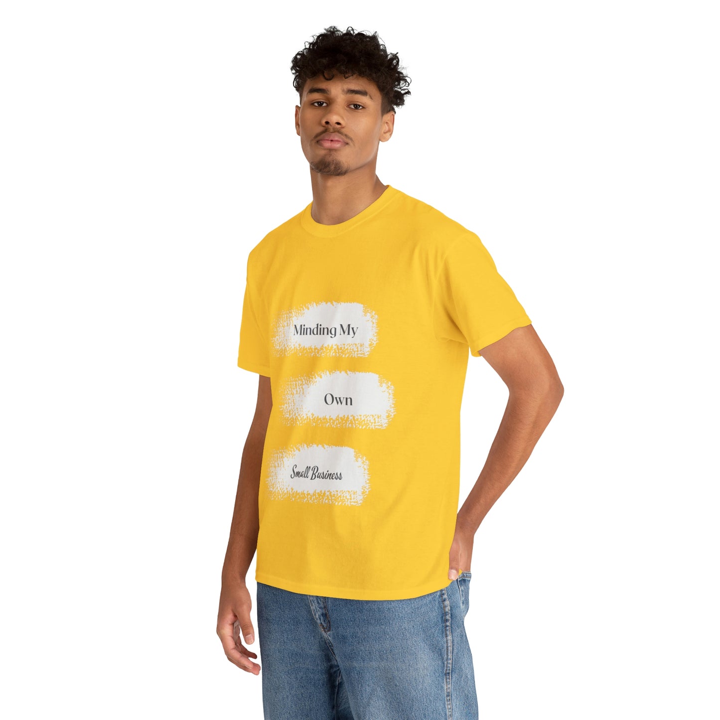 Minding My Own Small Business Unisex Heavy Cotton Tee