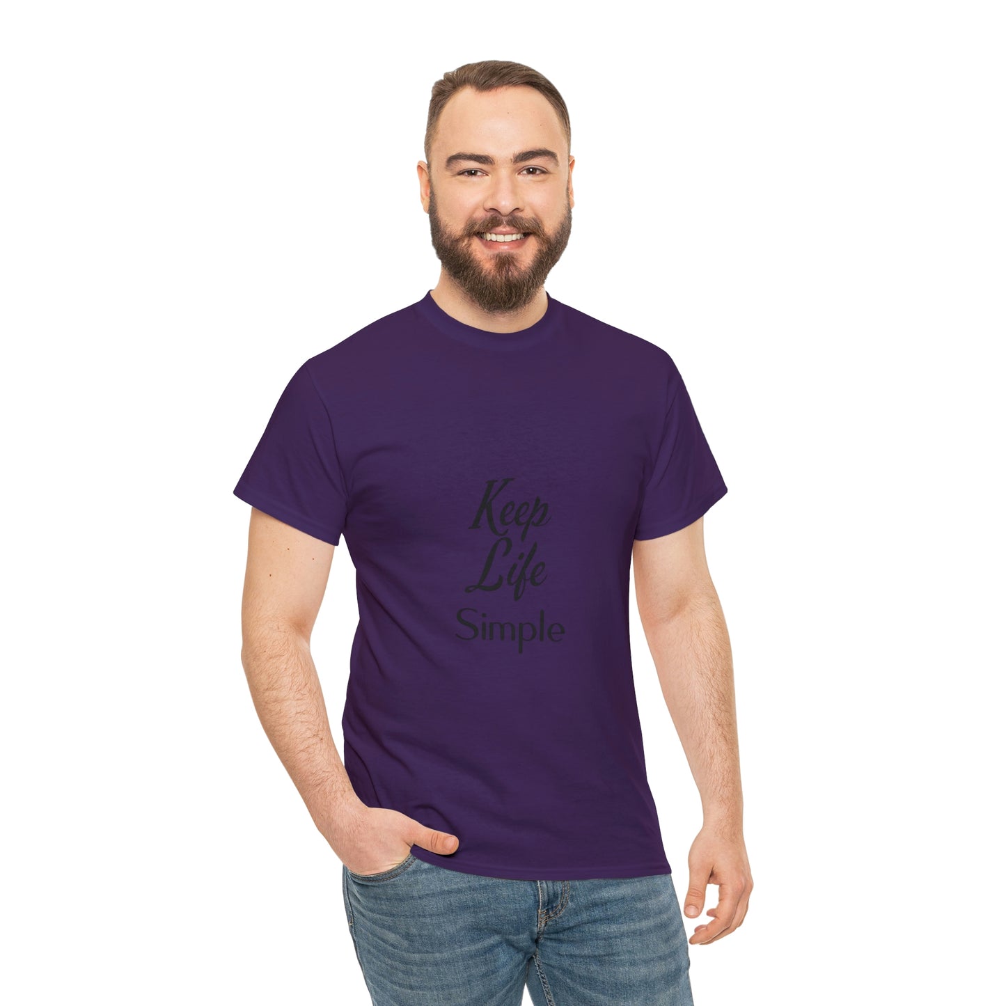 Keep Life Simple Unisex Heavy Cotton Tee