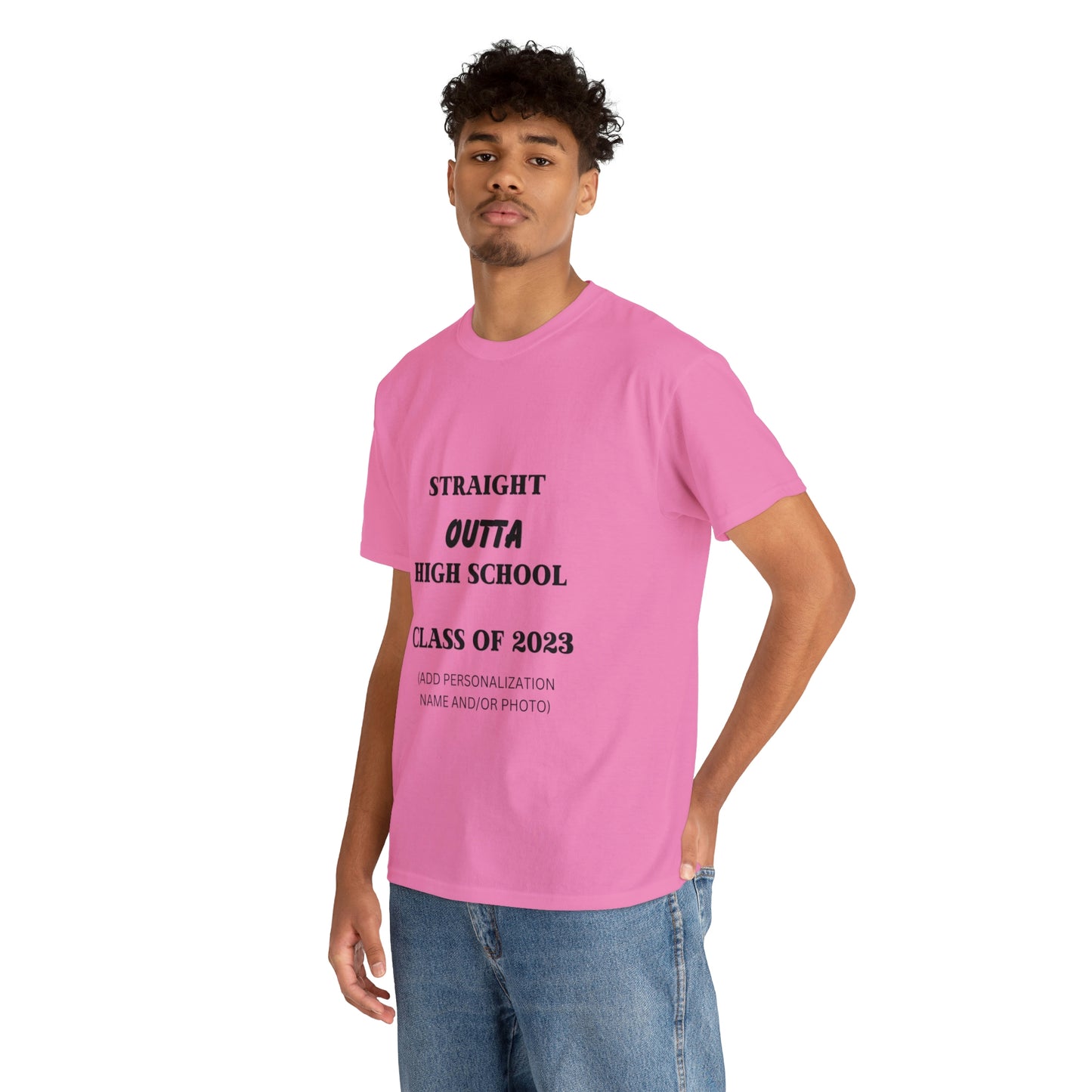 Straight Outta High School T-shirt 2023 Graduation T-shirt (PERSONALIZED)