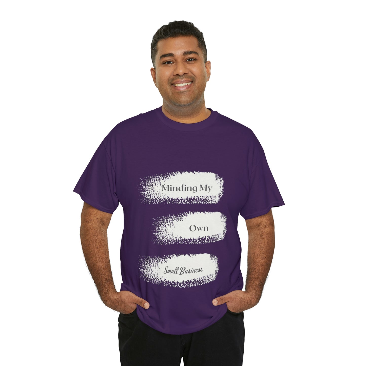 Minding My Own Small Business Unisex Heavy Cotton Tee