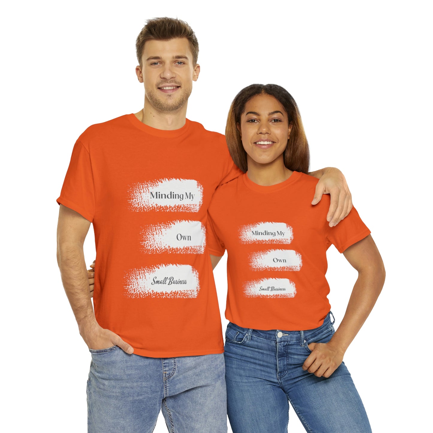 Minding My Own Small Business Unisex Heavy Cotton Tee