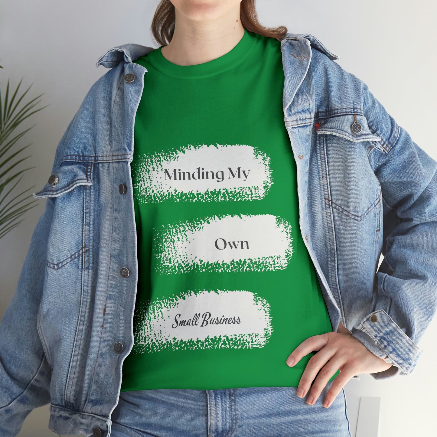 Minding My Own Small Business Unisex Heavy Cotton Tee