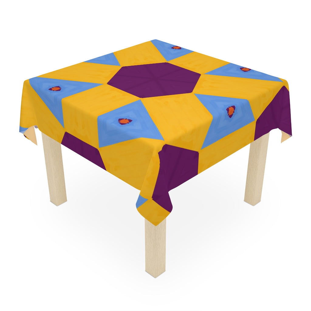 Kwanzaa Table Cloth (yellow/purple)