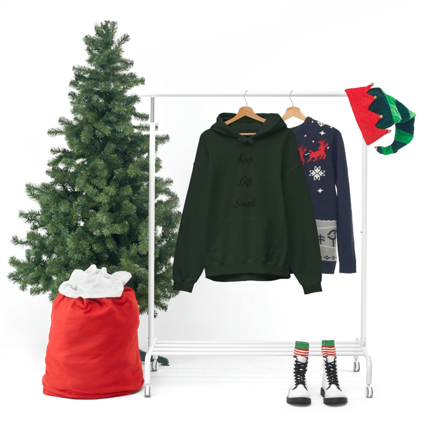 Keep Life Simple Hooded Sweatshirt