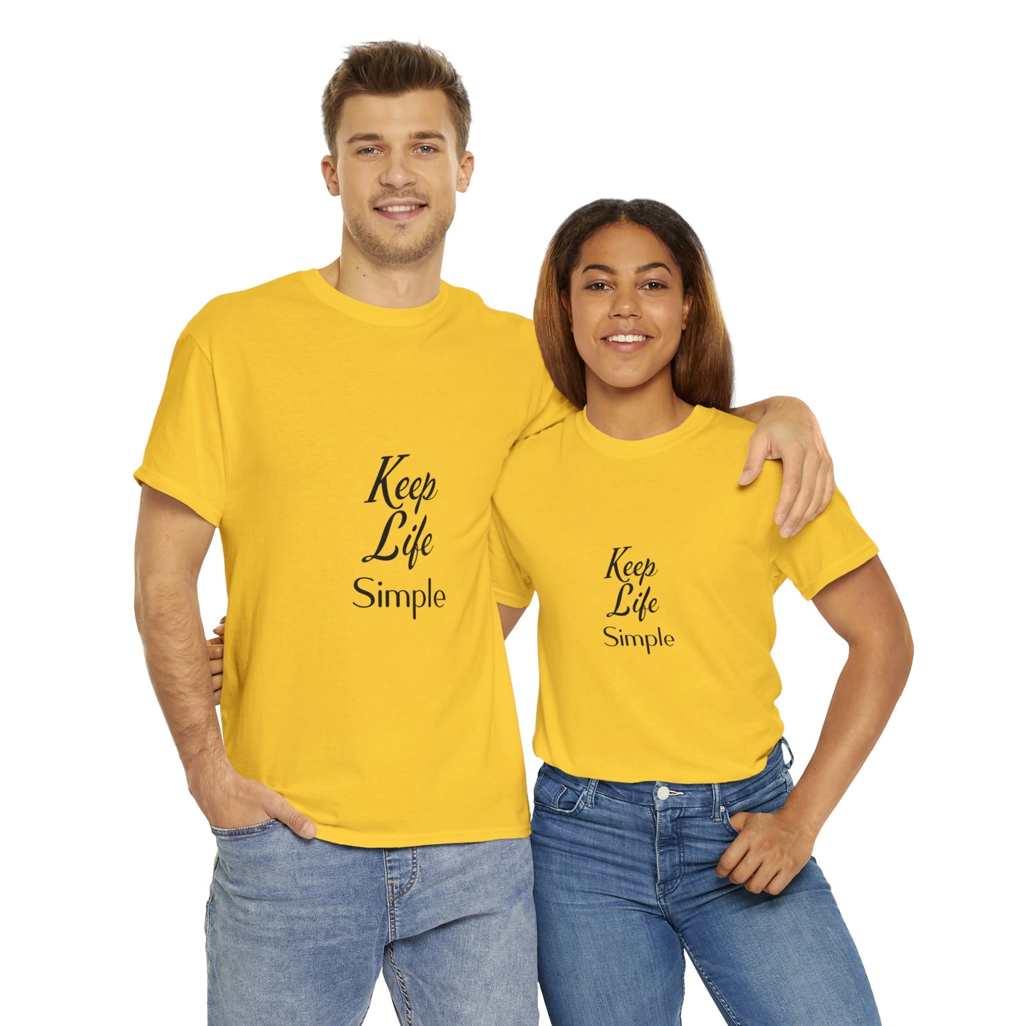 Keep Life Simple Unisex Heavy Cotton Tee