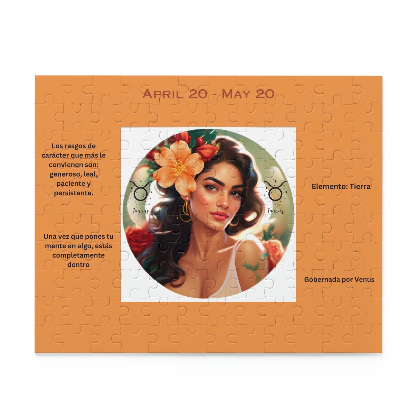 Taurus (Latina Woman - Spanish Version) Puzzle (120, 252, 500-Piece)