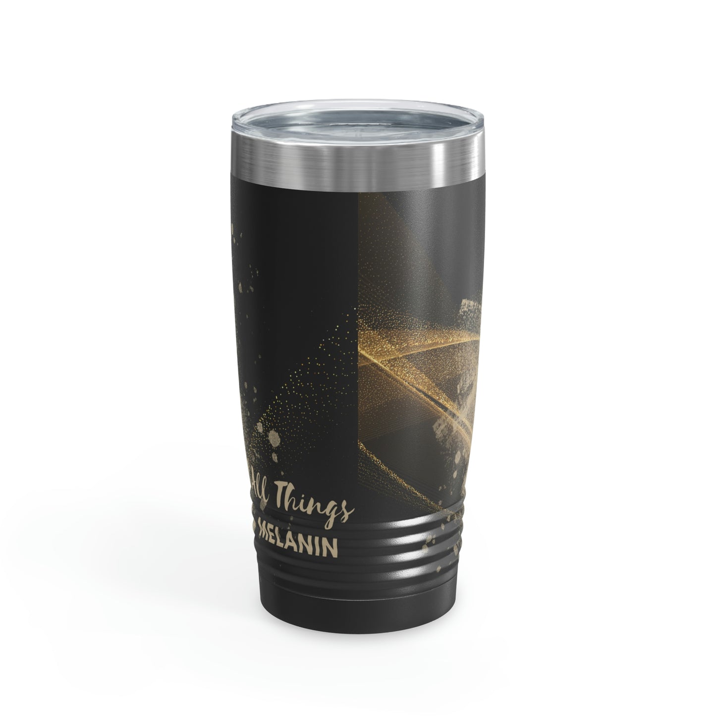 All The Melanin Black and Tan Ladies Ringneck Tumbler (ATM Collection)