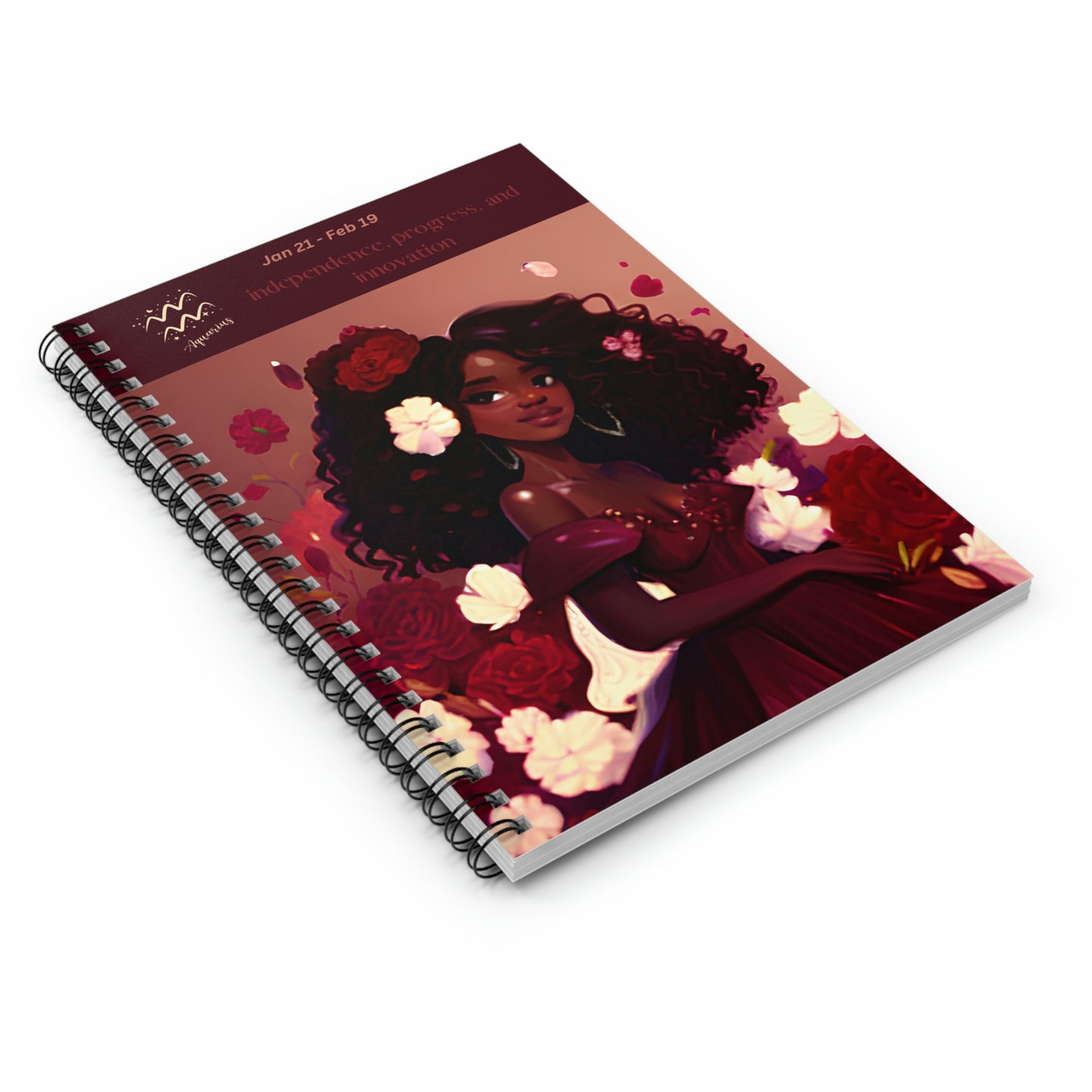 Astrology Collection (Aquarius) - AA Culture Journal - Ruled Line