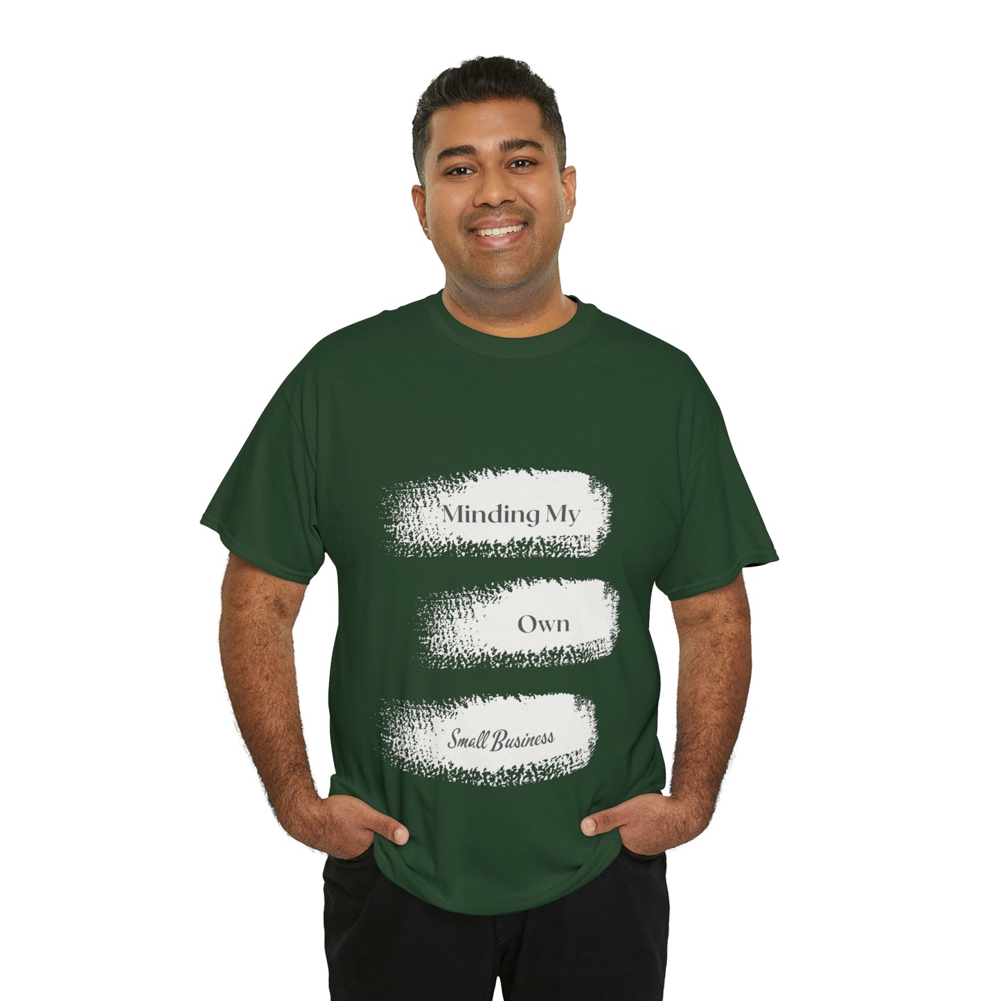 Minding My Own Small Business Unisex Heavy Cotton Tee