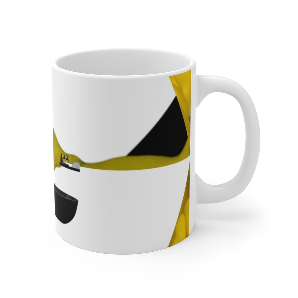Self-Care (Yellow and Black) Ceramic Mugs (11oz / 15oz)