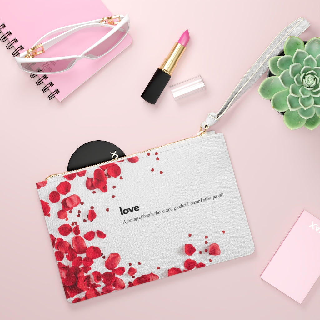 Petals And Love Clutch Bag