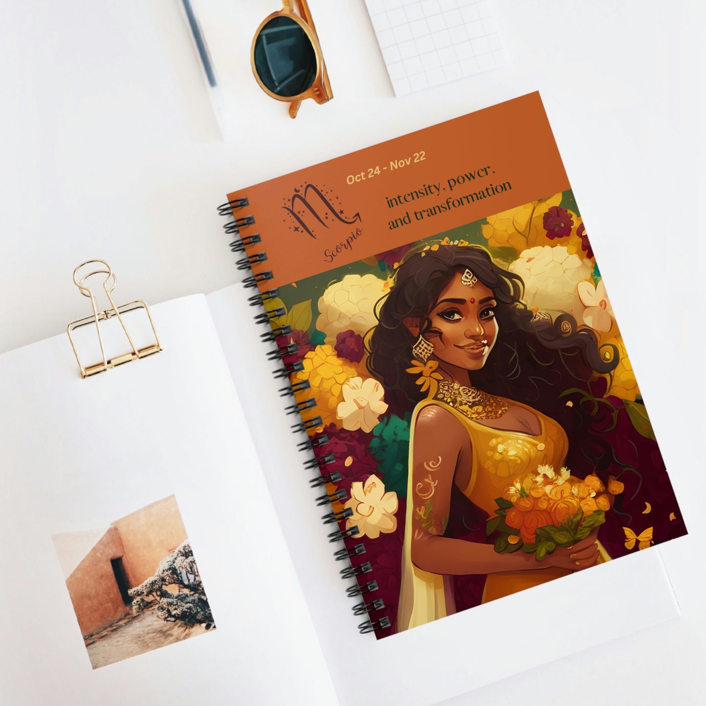 Astrology Collection (Scorpio) - Middle Eastern and Indian Culture Journal - Ruled Line