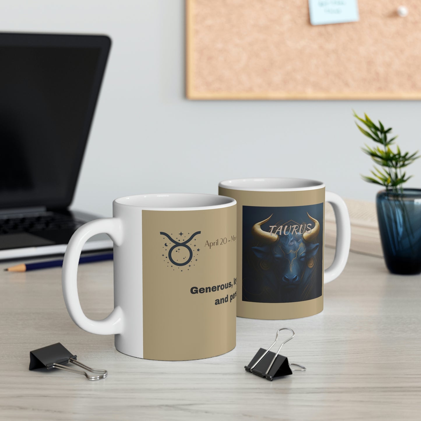 Taurus Ceramic Mug 11oz