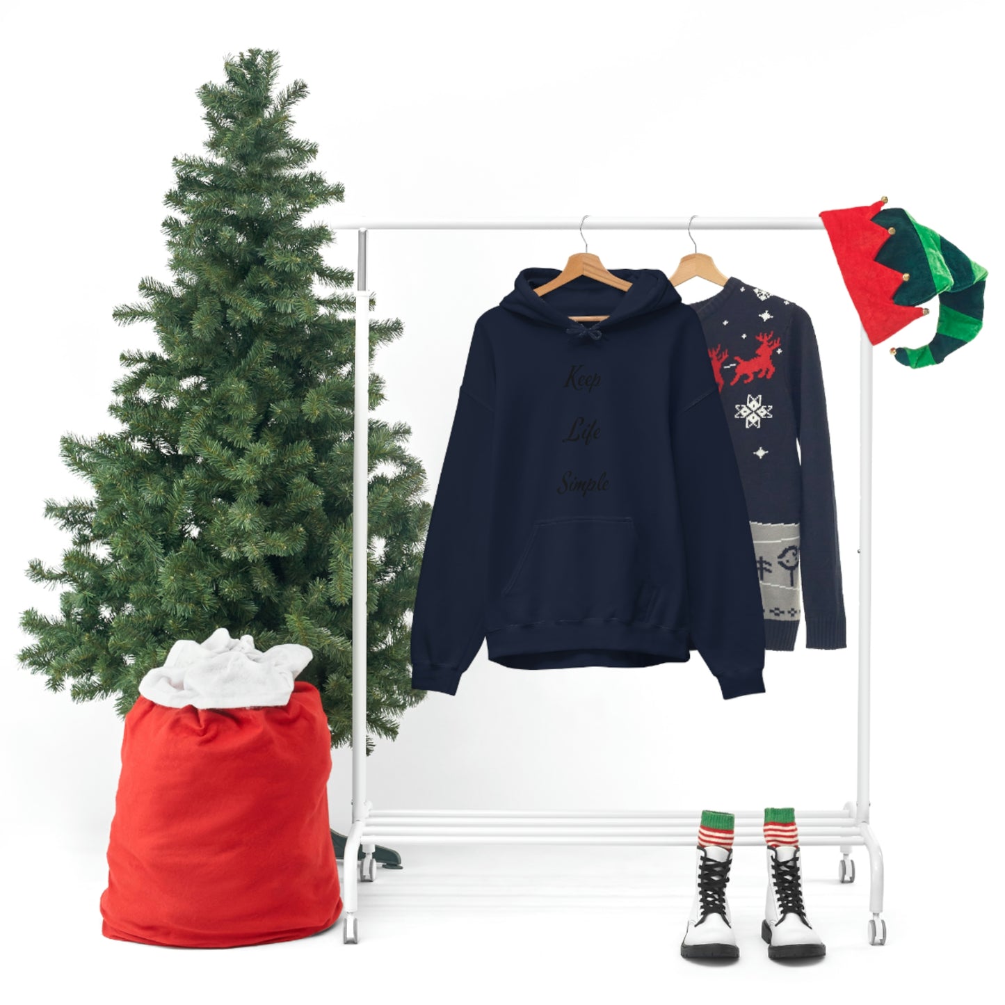 Keep Life Simple Hooded Sweatshirt