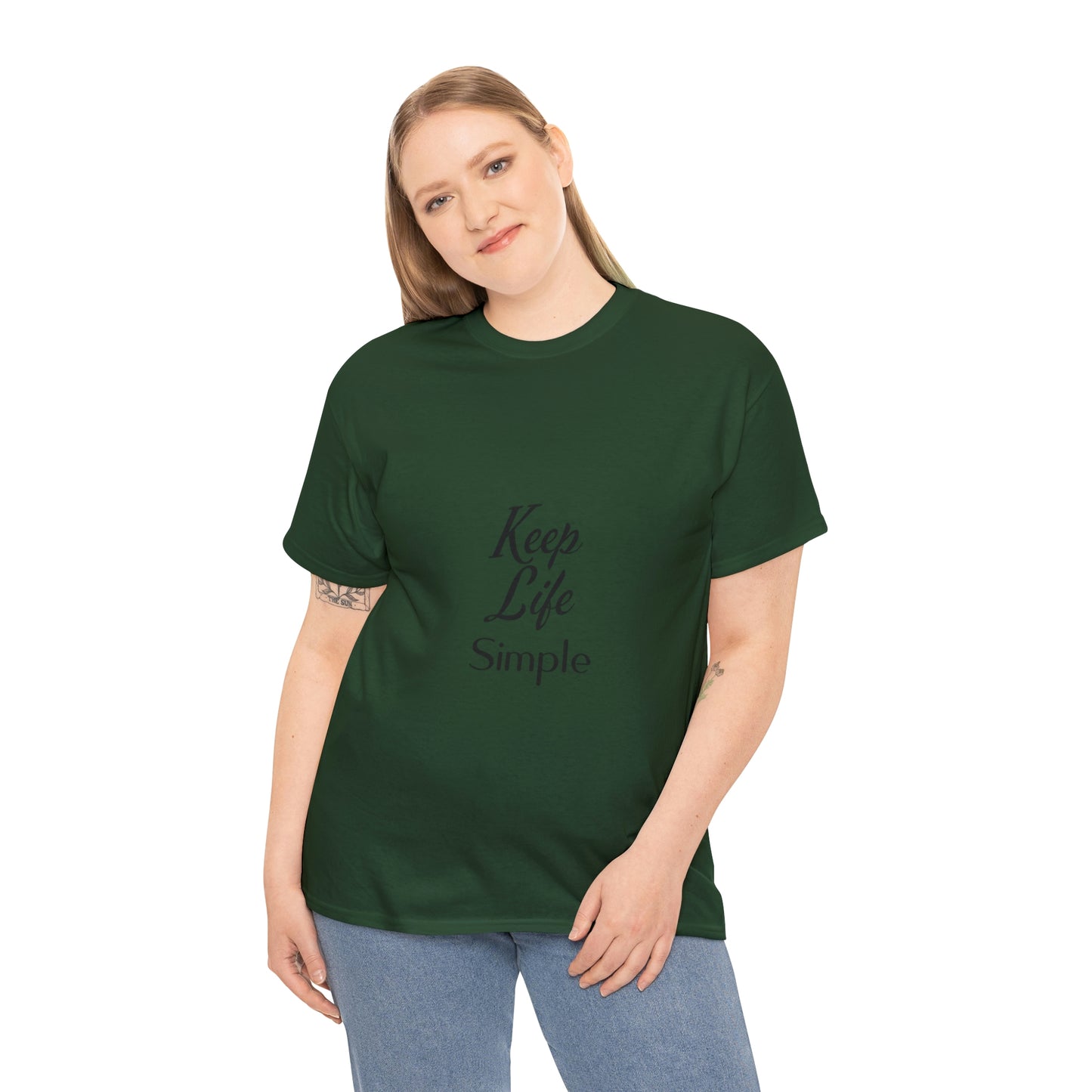 Keep Life Simple Unisex Heavy Cotton Tee