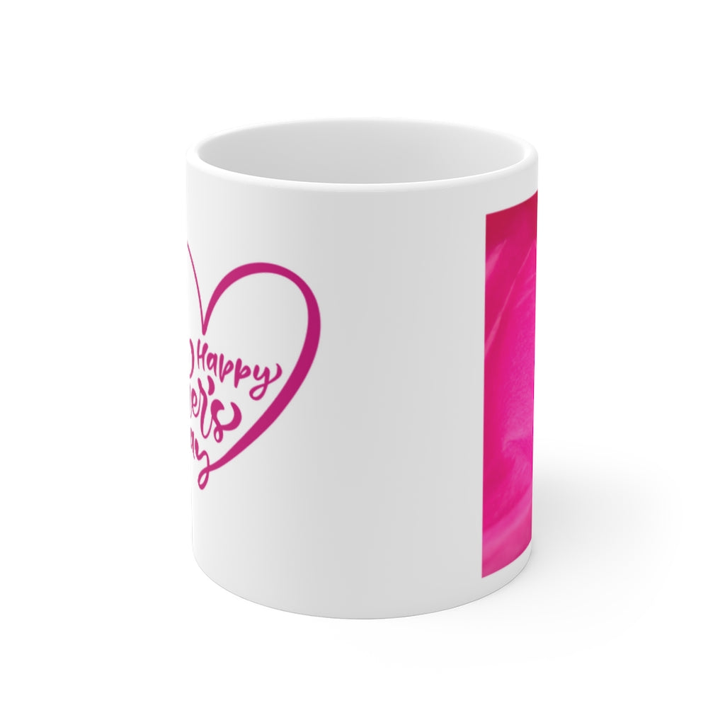 Happy Mother's Day (Fuschia) Ceramic Mugs (11oz / 15oz)