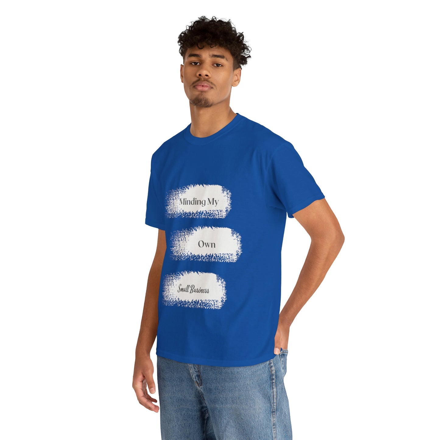 Minding My Own Small Business Unisex Heavy Cotton Tee