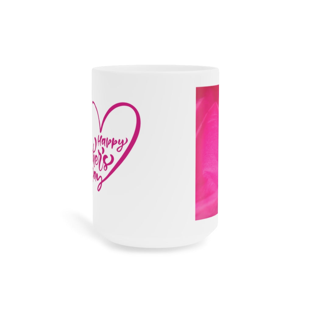 Happy Mother's Day (Fuschia) Ceramic Mugs (11oz / 15oz)