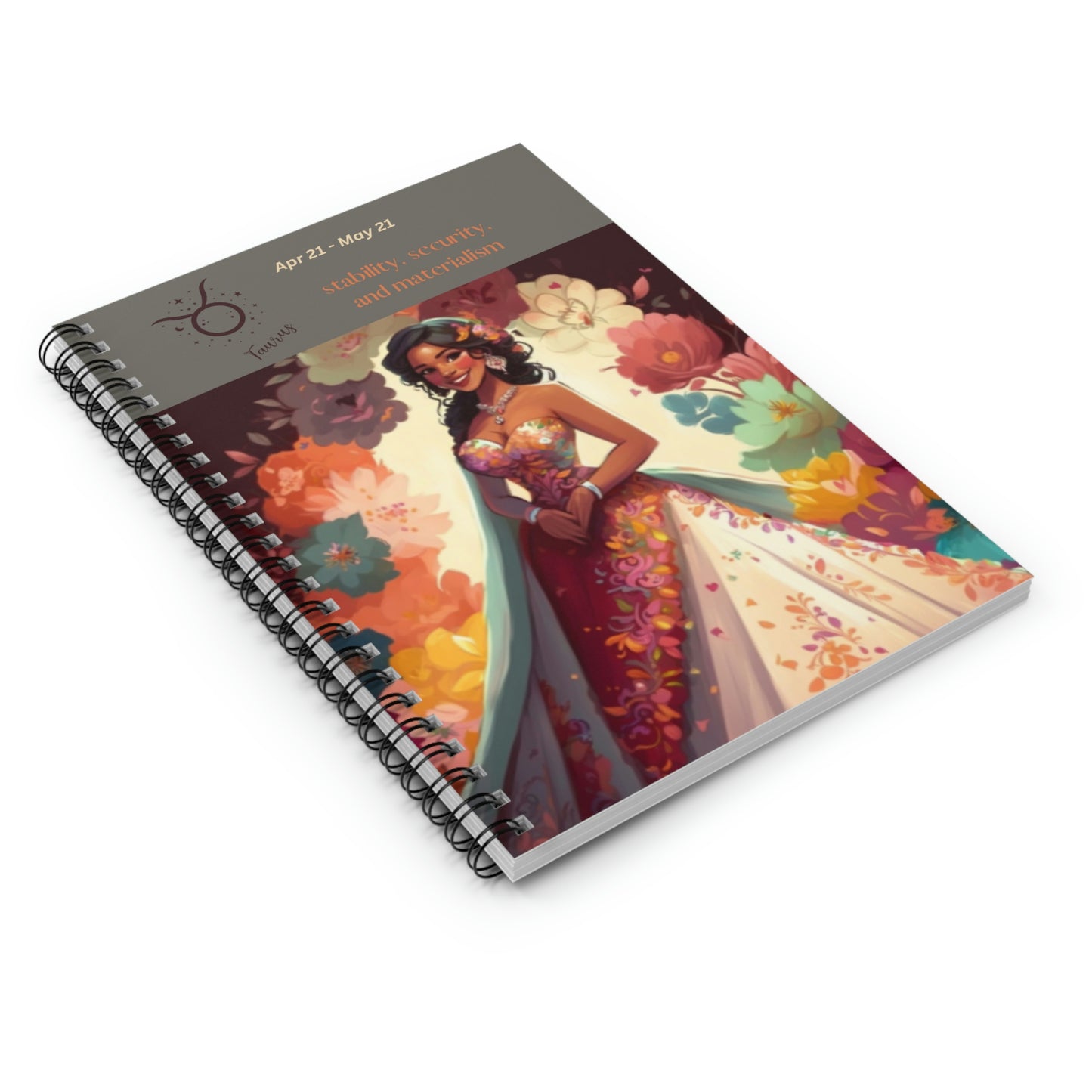 Astrology Collection (Taurus) - Middle Eastern and Indian Culture Journal - Ruled Line