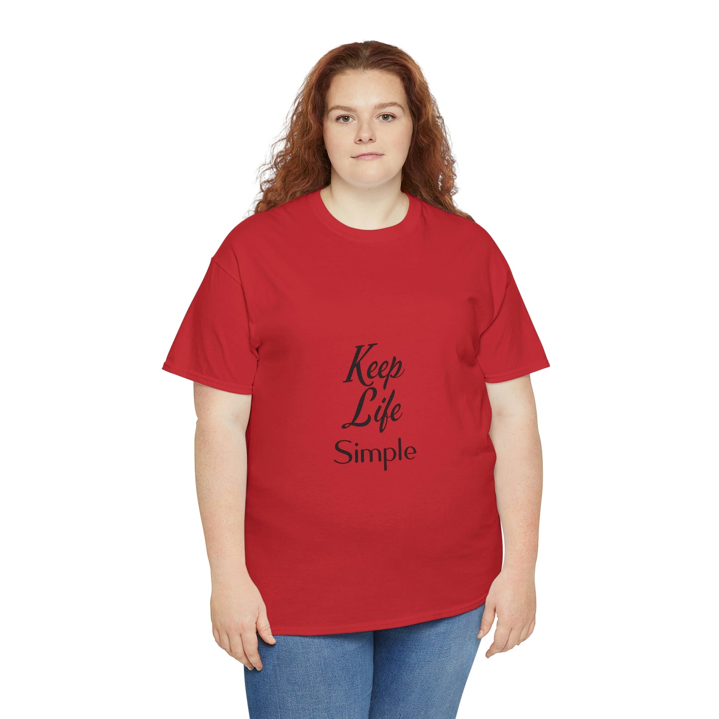 Keep Life Simple Unisex Heavy Cotton Tee