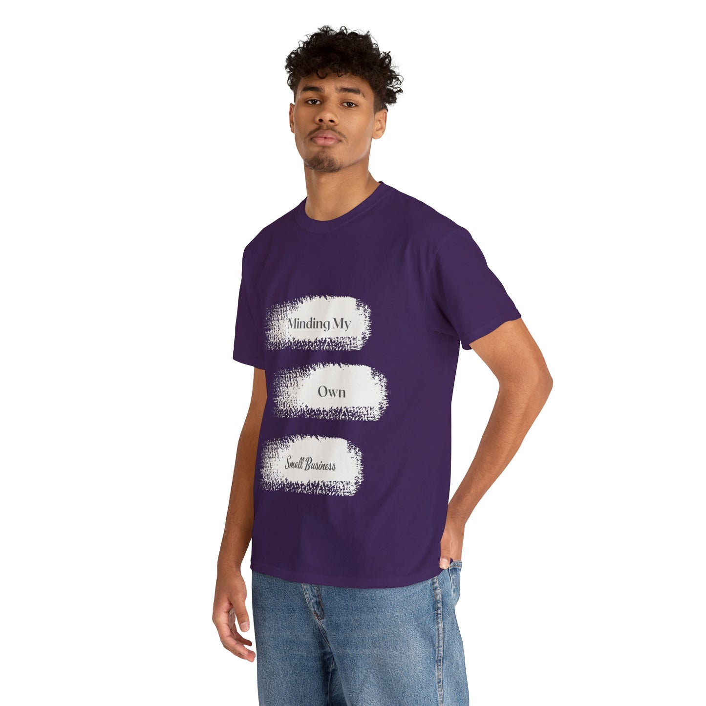 Minding My Own Small Business Unisex Heavy Cotton Tee