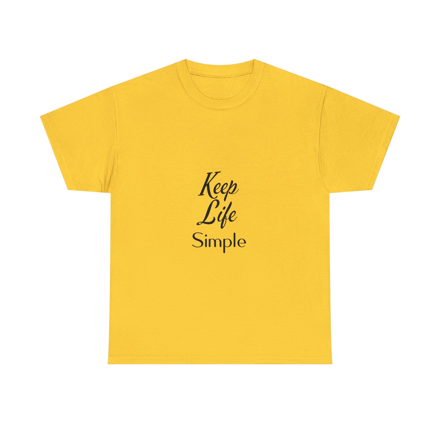 Keep Life Simple Unisex Heavy Cotton Tee