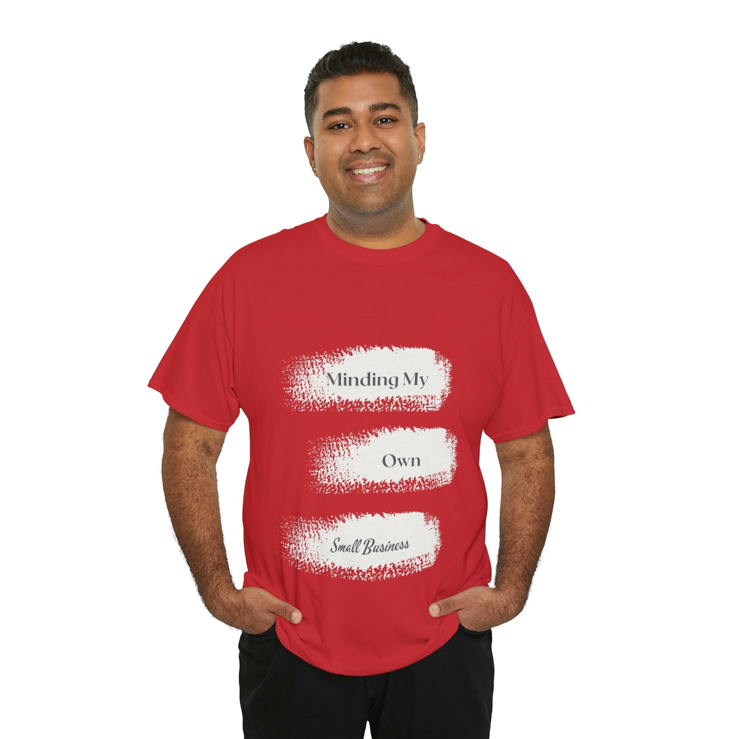 Minding My Own Small Business Unisex Heavy Cotton Tee