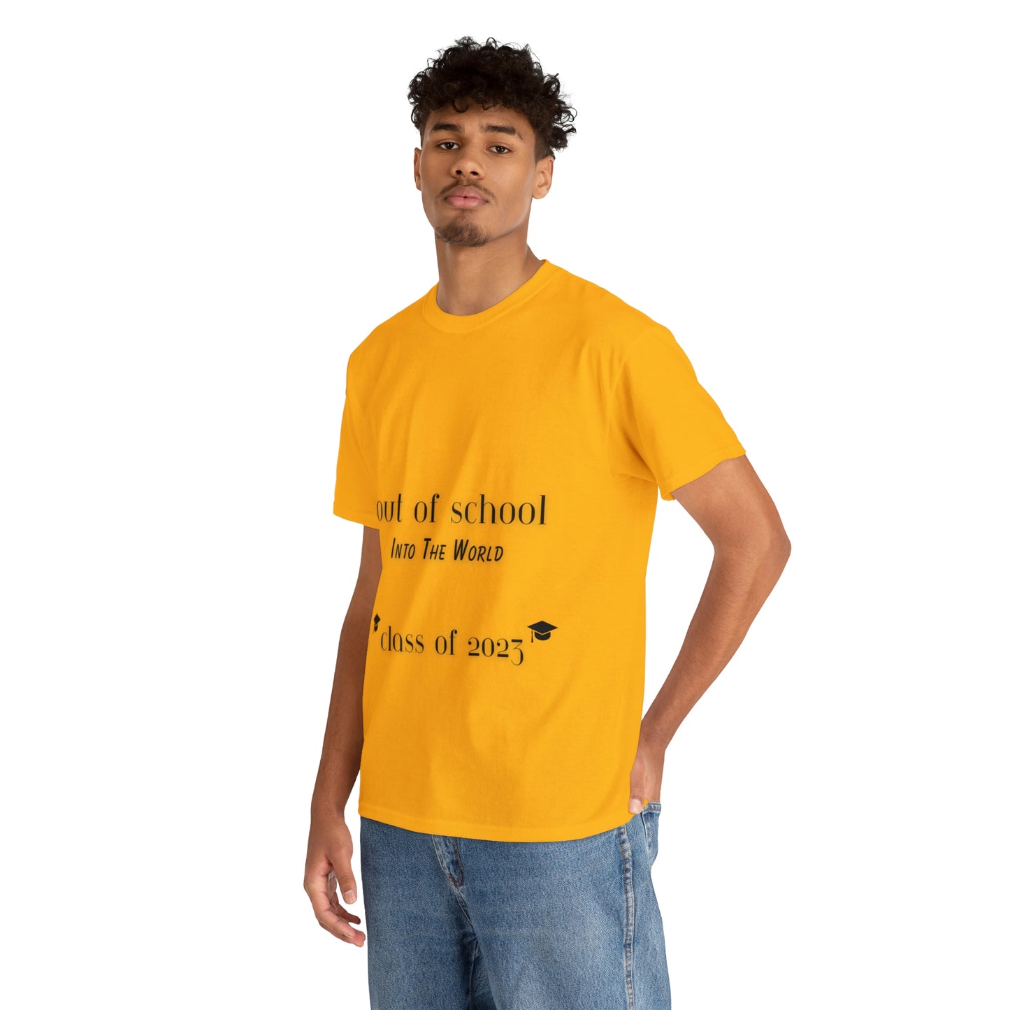 Out Of School Into The World T-shirt 2023 Graduation T-shirt