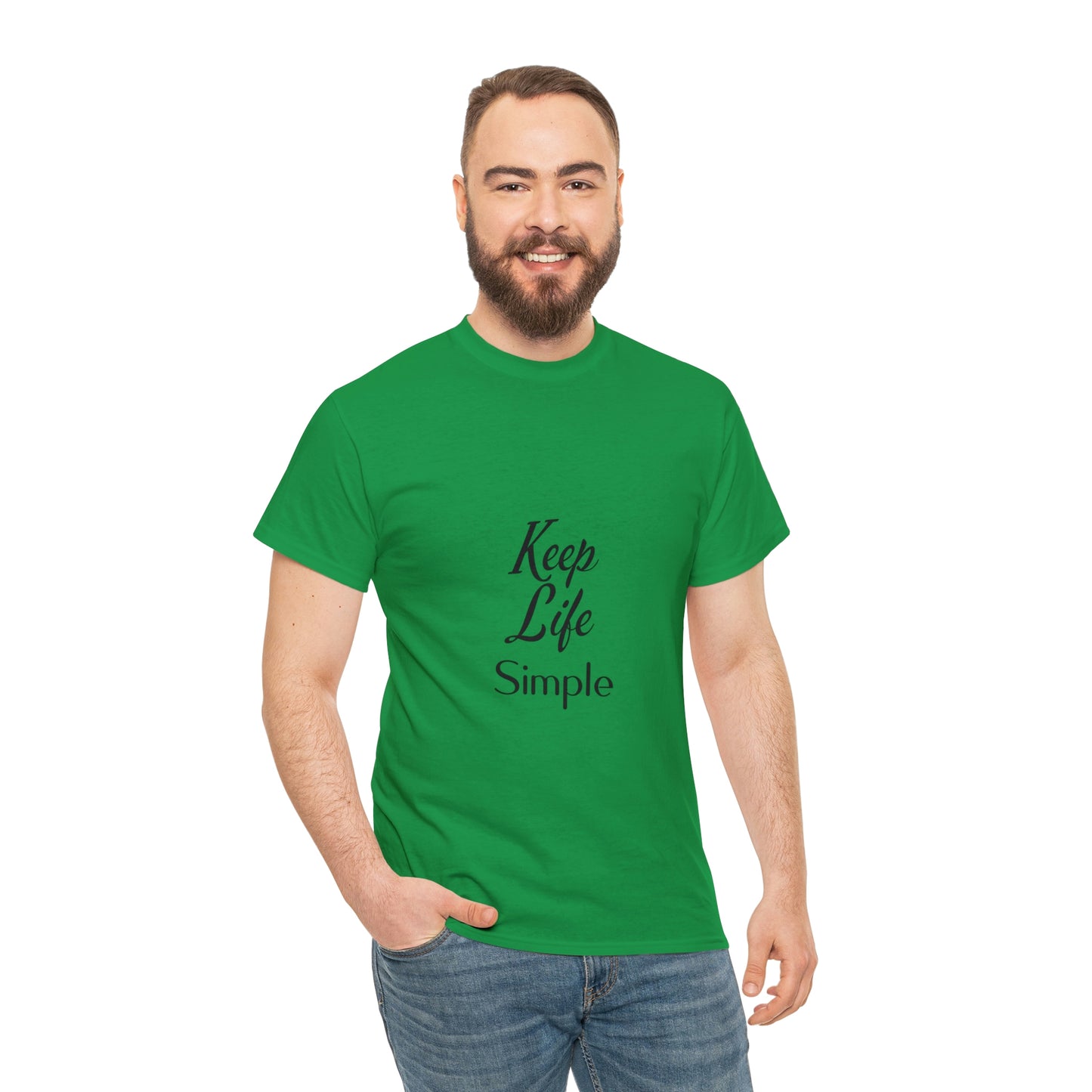 Keep Life Simple Unisex Heavy Cotton Tee