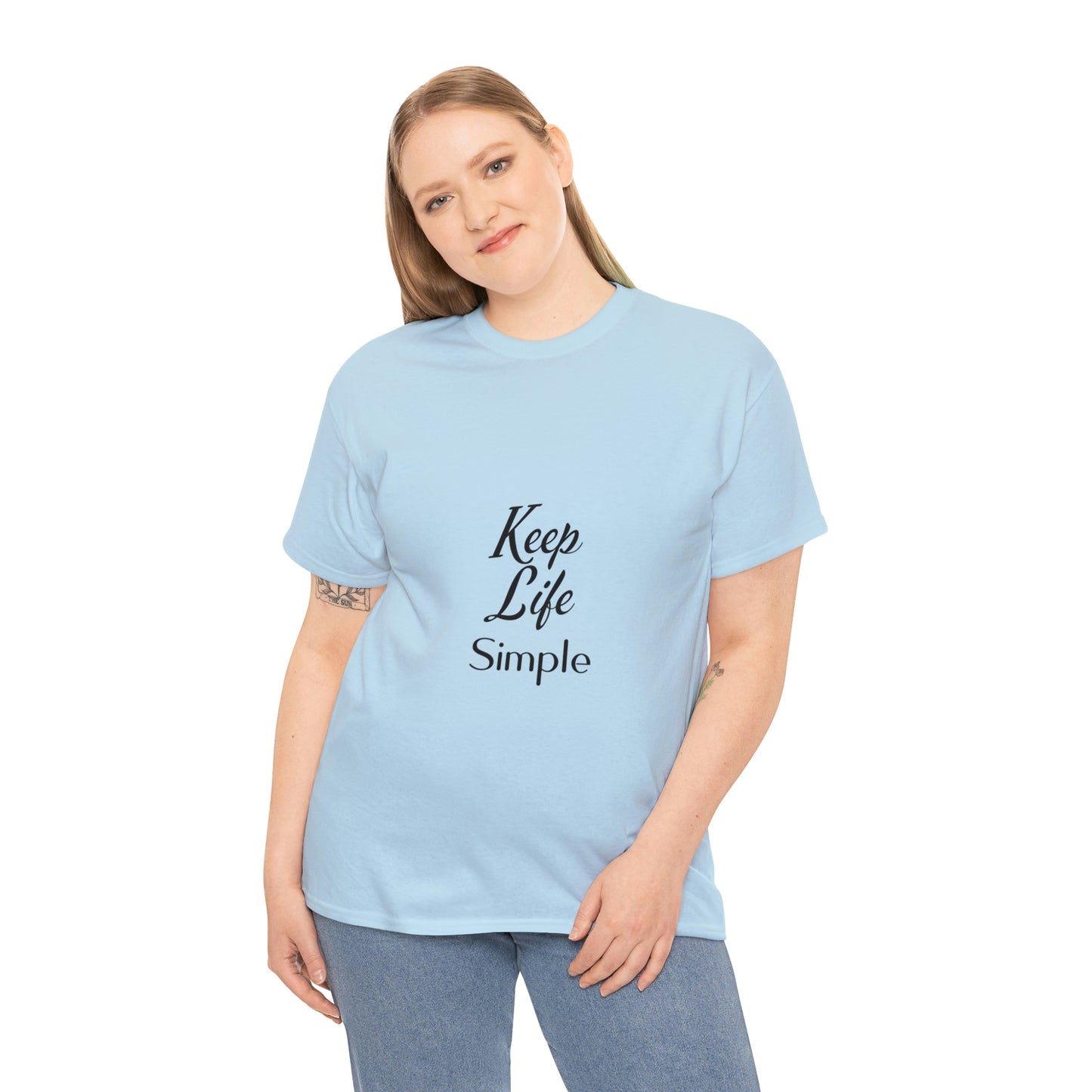 Keep Life Simple Unisex Heavy Cotton Tee