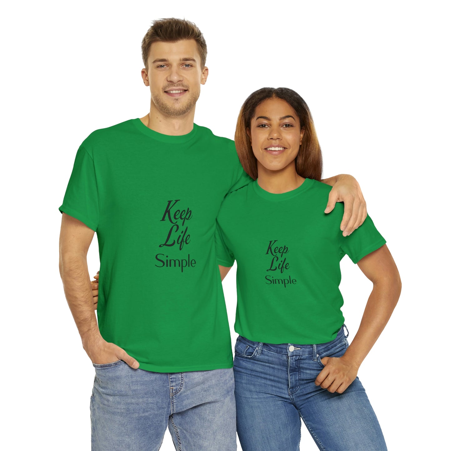 Keep Life Simple Unisex Heavy Cotton Tee