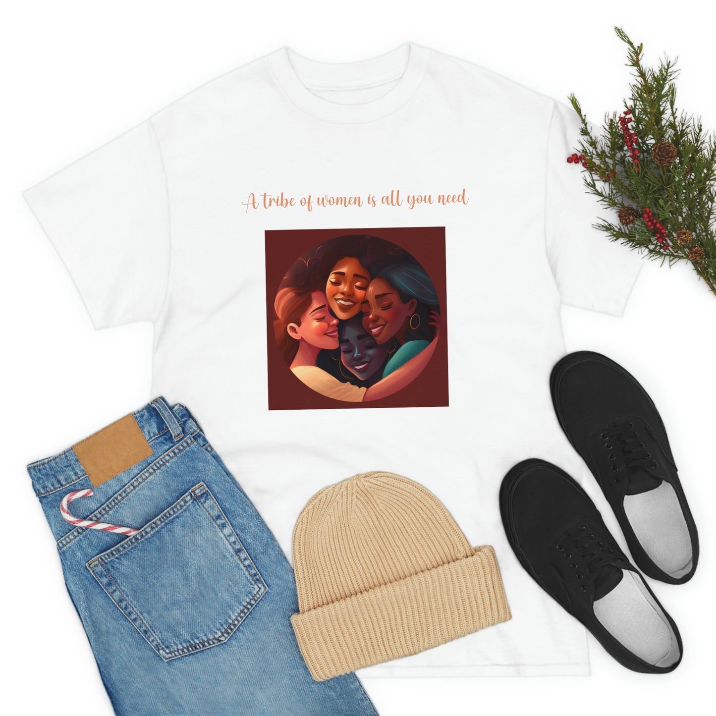 Sisterhood - A Tribe of Women Is All You Need Unisex Heavy Cotton Tee