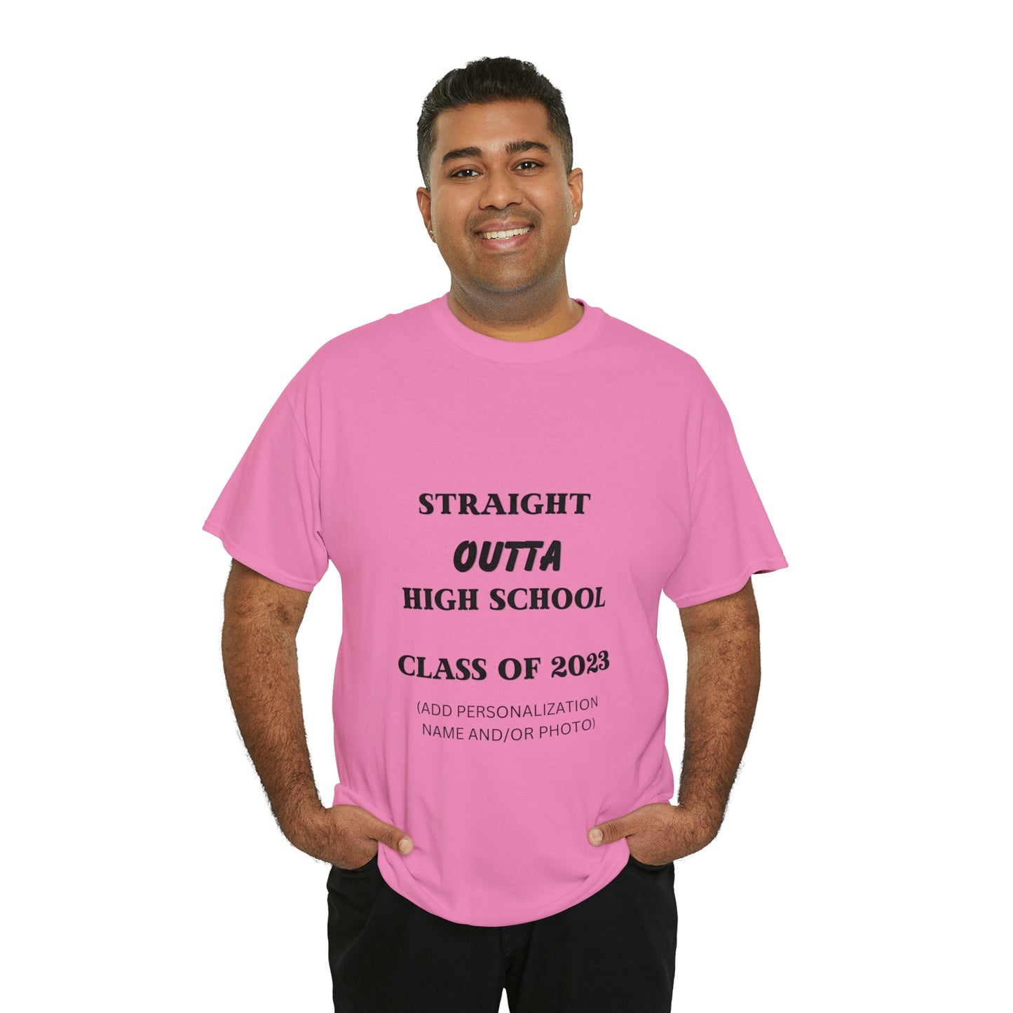 Straight Outta High School T-shirt 2023 Graduation T-shirt (PERSONALIZED)