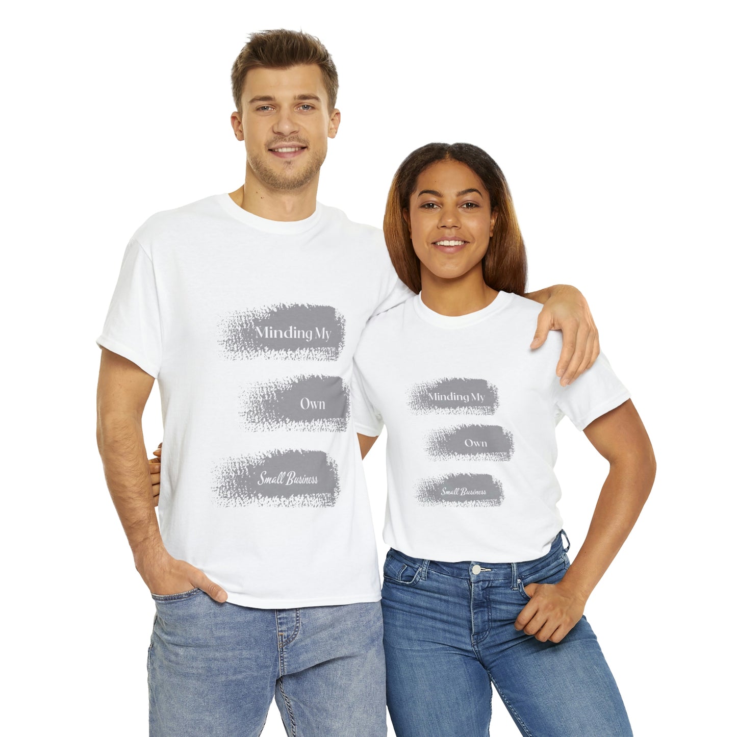 Minding My Own Small Business Unisex Heavy Cotton Tee