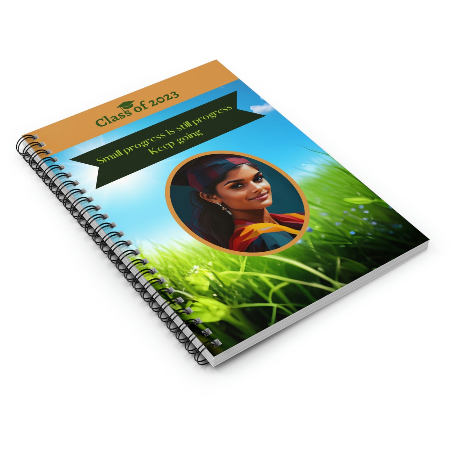 Class of 2023 Graduate Journal - (Indian Young Lady 2) - Ruled Line