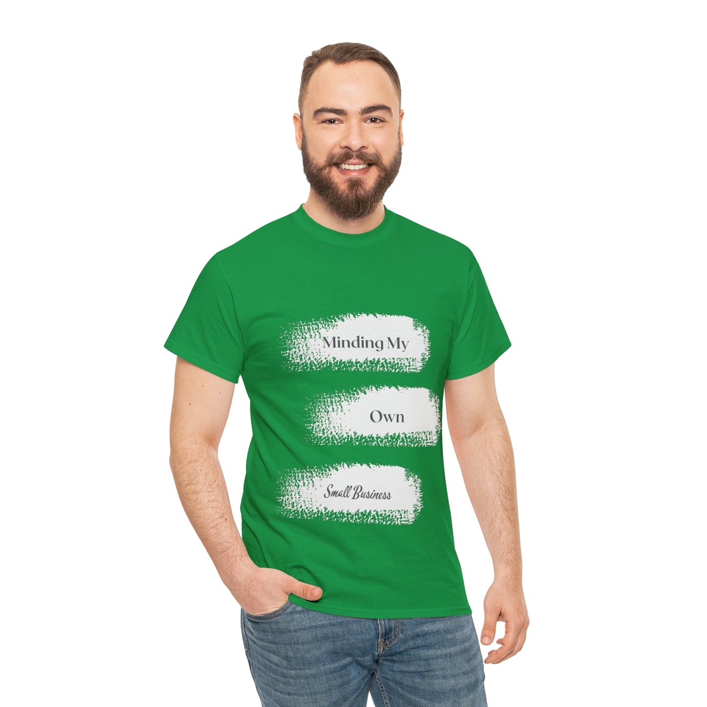 Minding My Own Small Business Unisex Heavy Cotton Tee