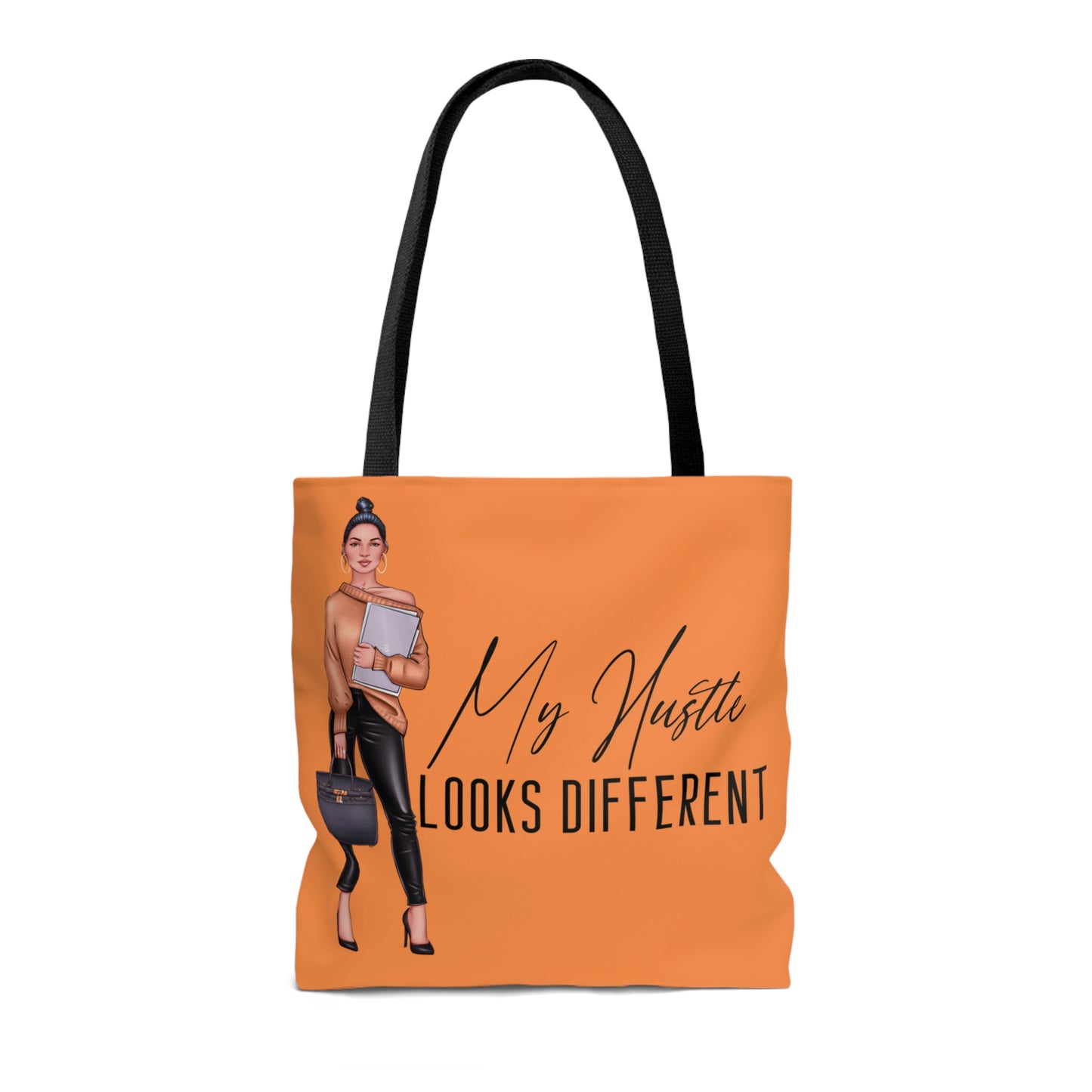 My Hustle Looks Different (Peach and Caucasian) Tote Bag