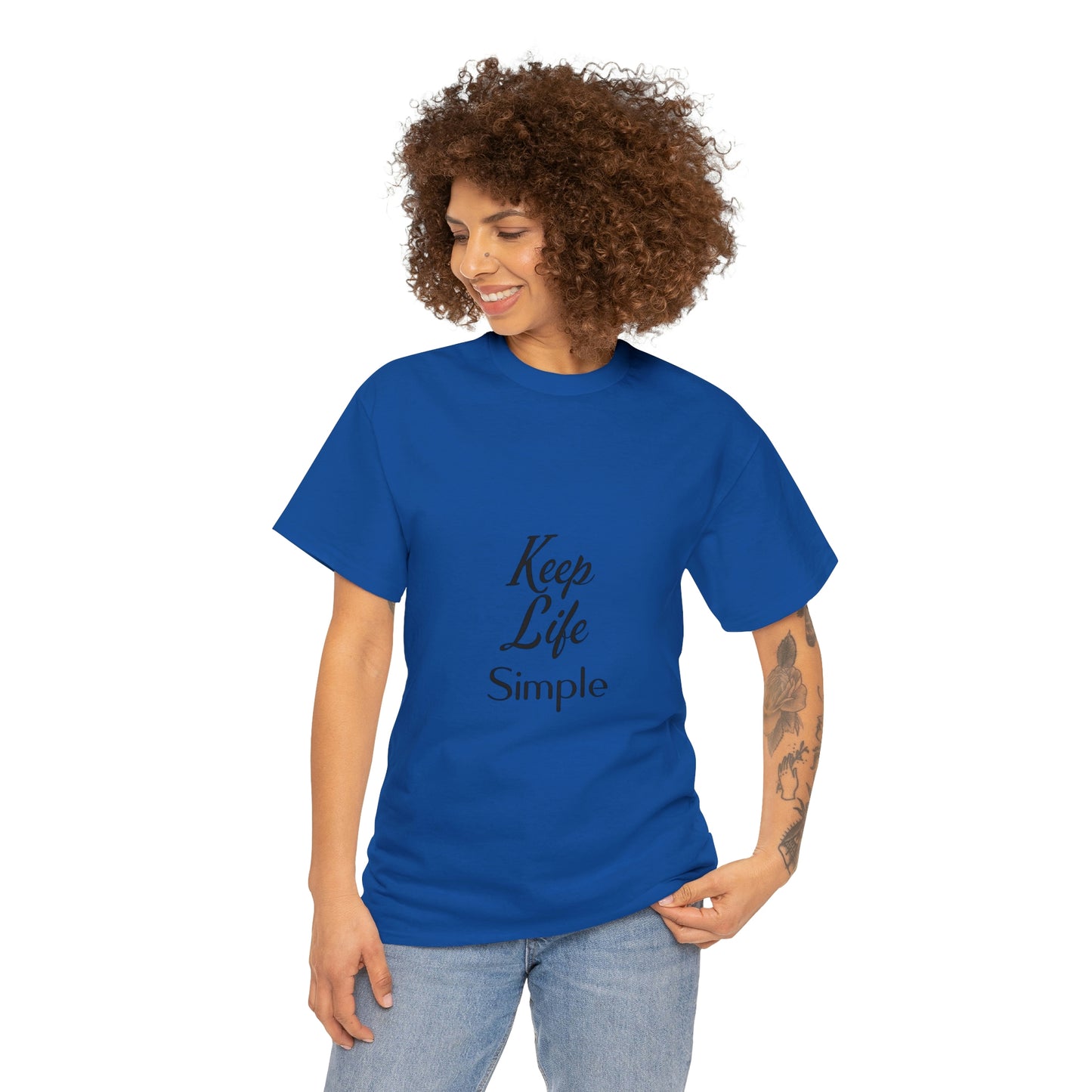 Keep Life Simple Unisex Heavy Cotton Tee