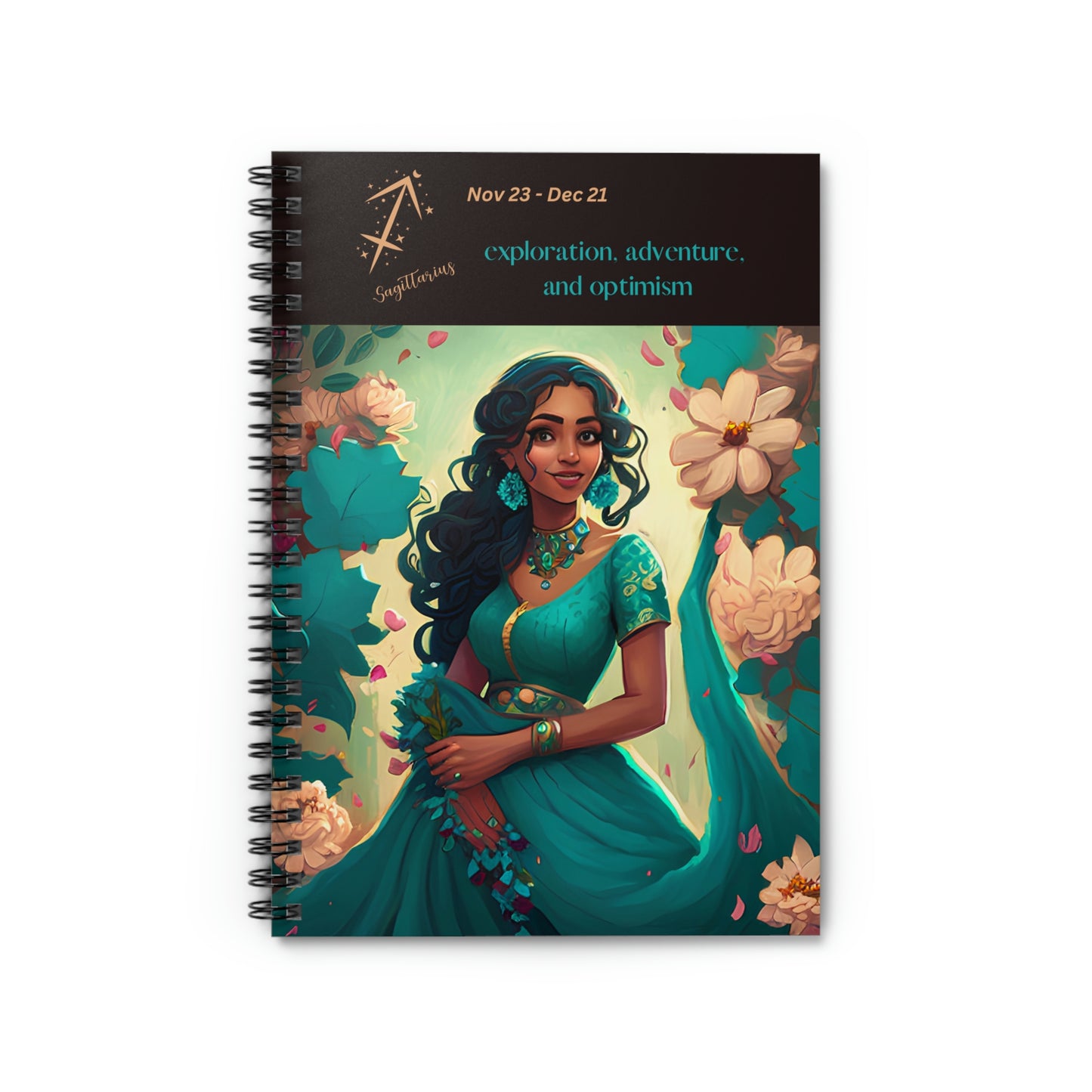 Astrology Collection (Sagittarius) - Middle Eastern and Indian Culture Journal - Ruled Line