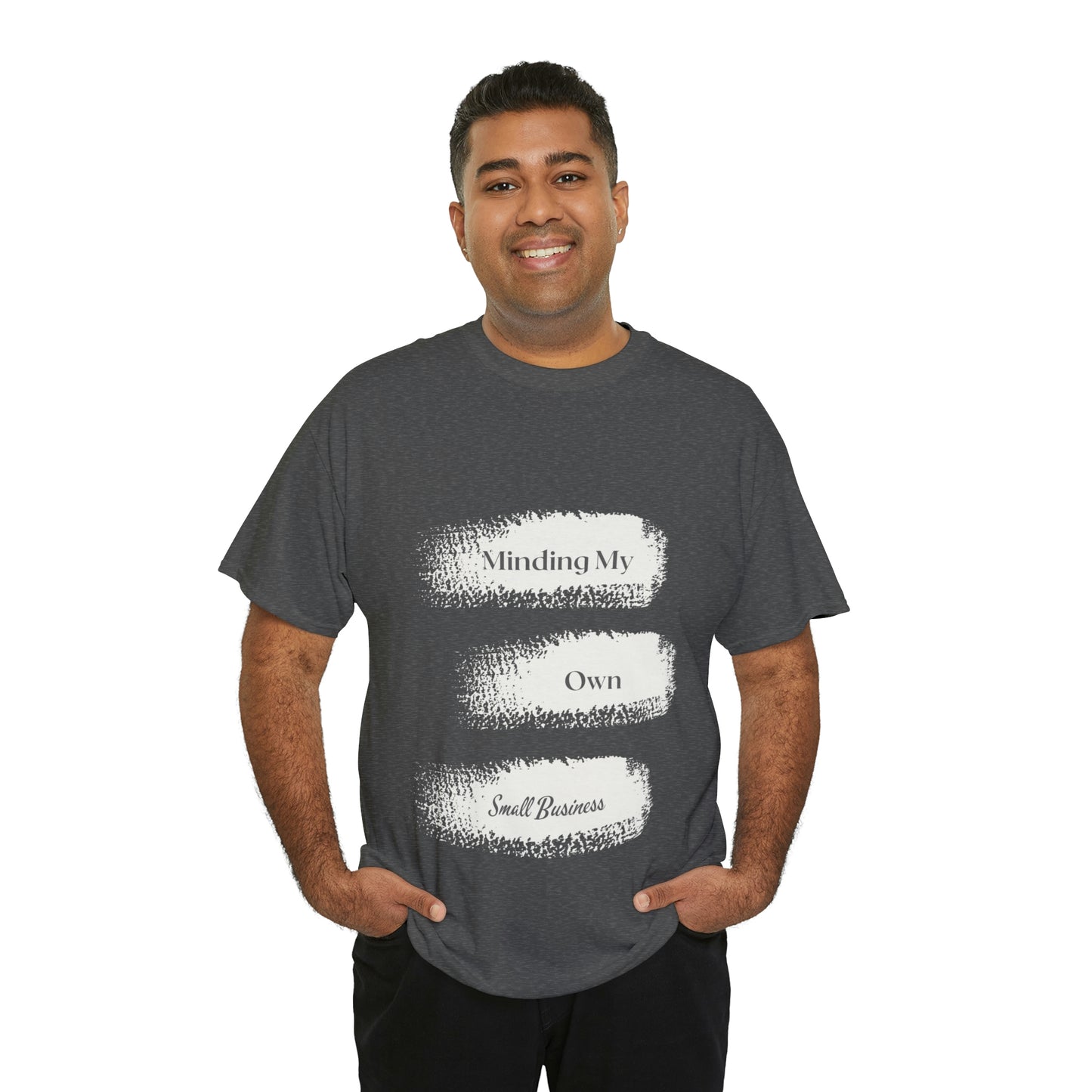 Minding My Own Small Business Unisex Heavy Cotton Tee