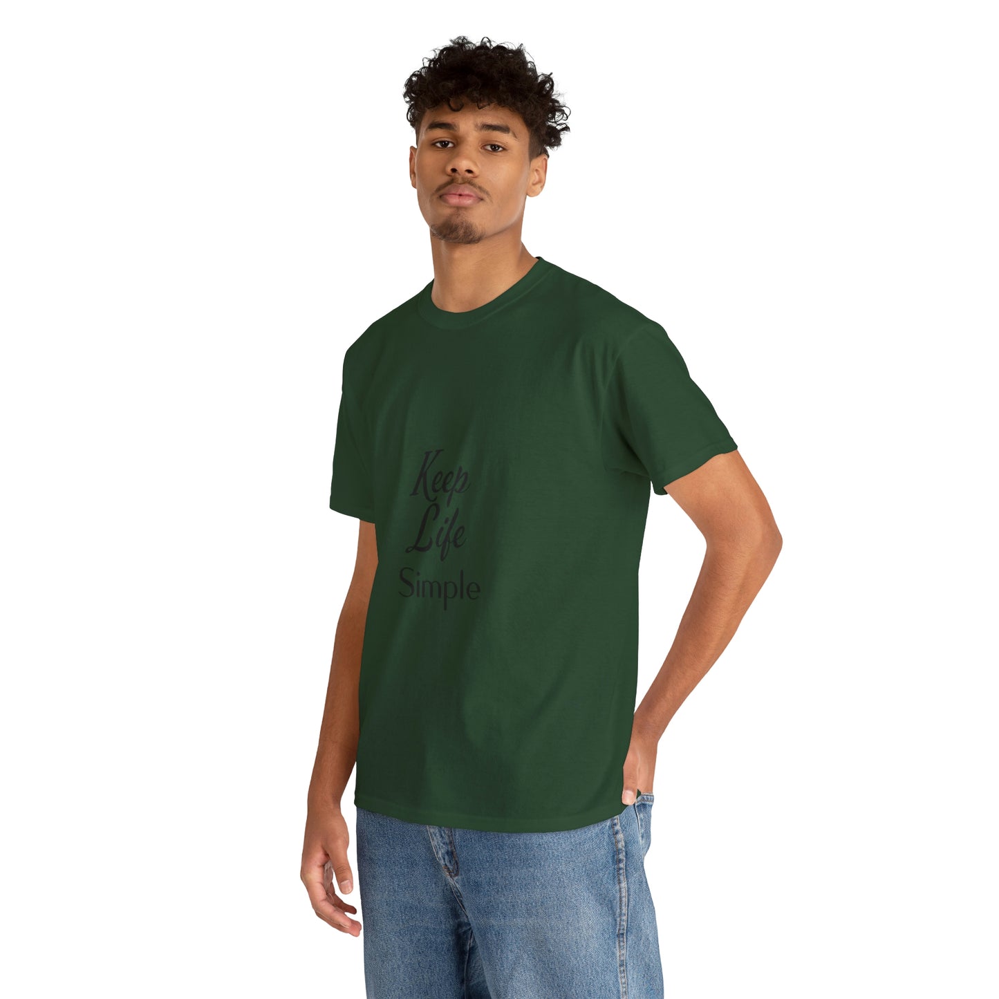 Keep Life Simple Unisex Heavy Cotton Tee