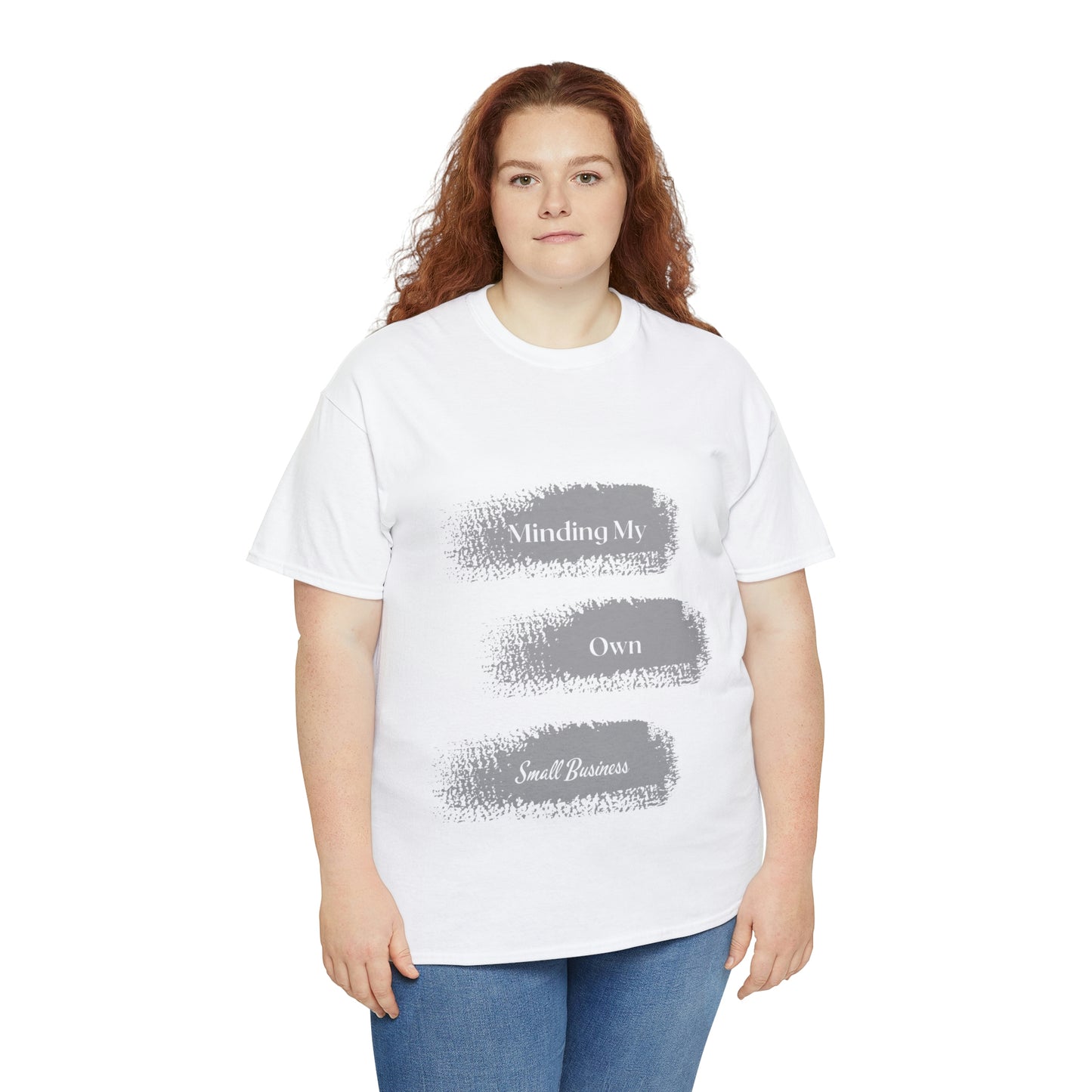 Minding My Own Small Business Unisex Heavy Cotton Tee