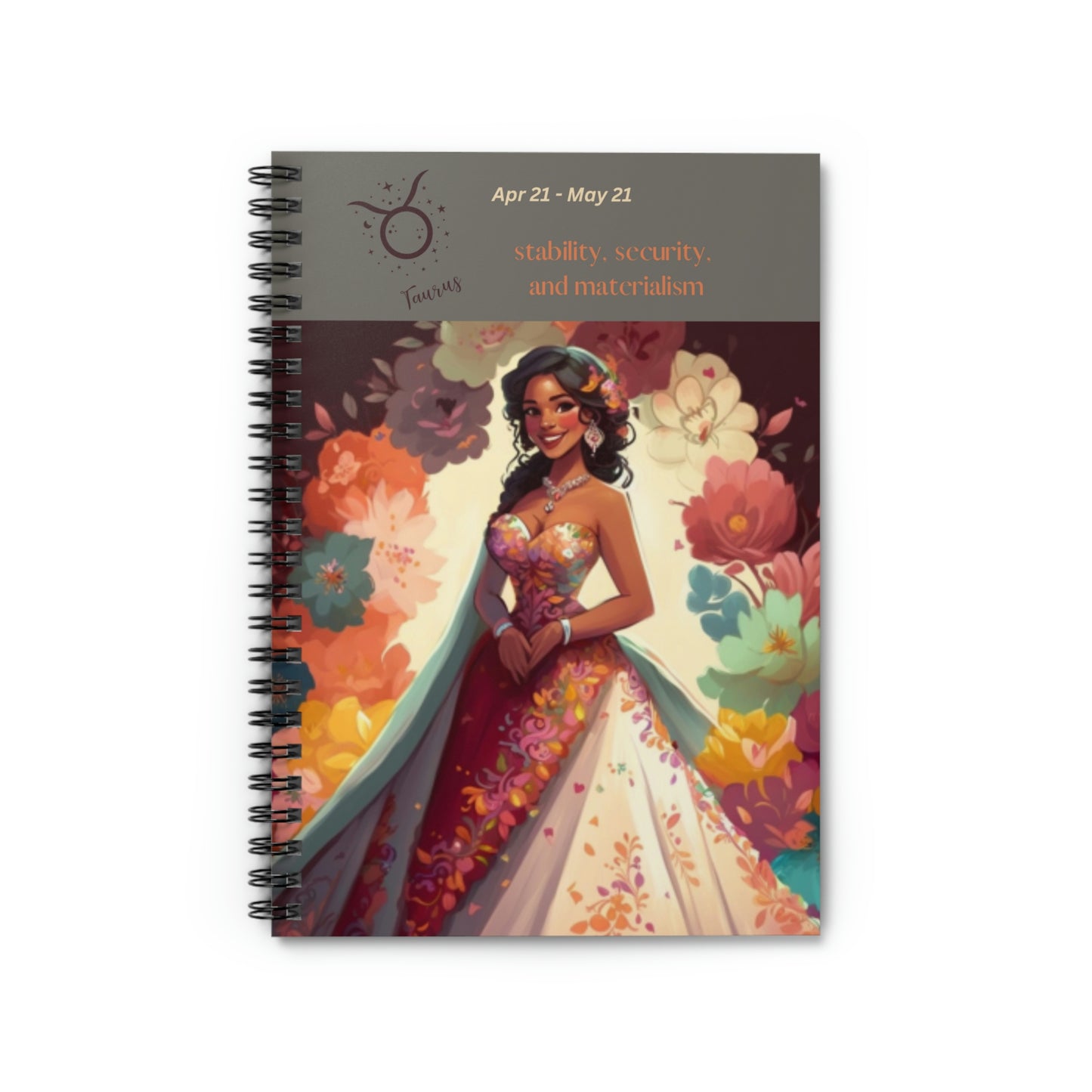 Astrology Collection (Taurus) - Middle Eastern and Indian Culture Journal - Ruled Line