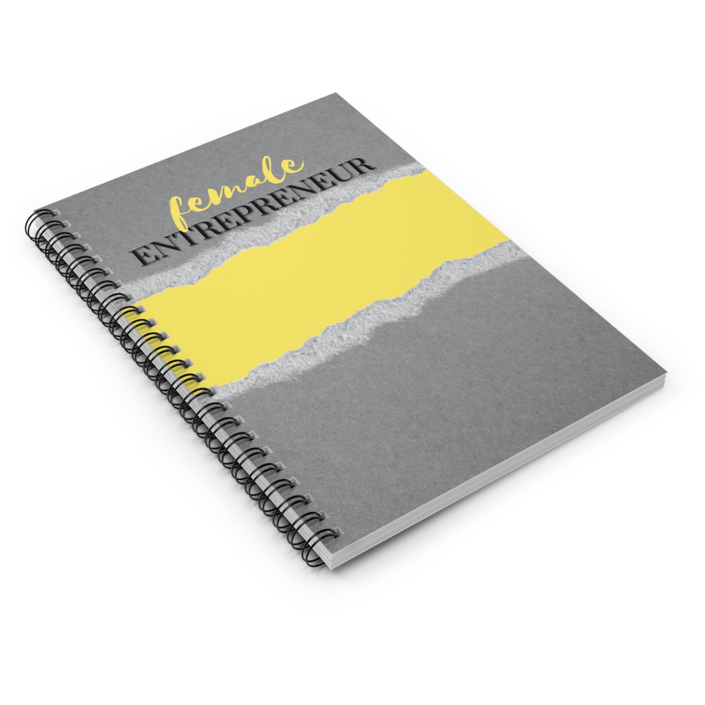 Female Entrepreneur Spiral Notebook - Ruled Line