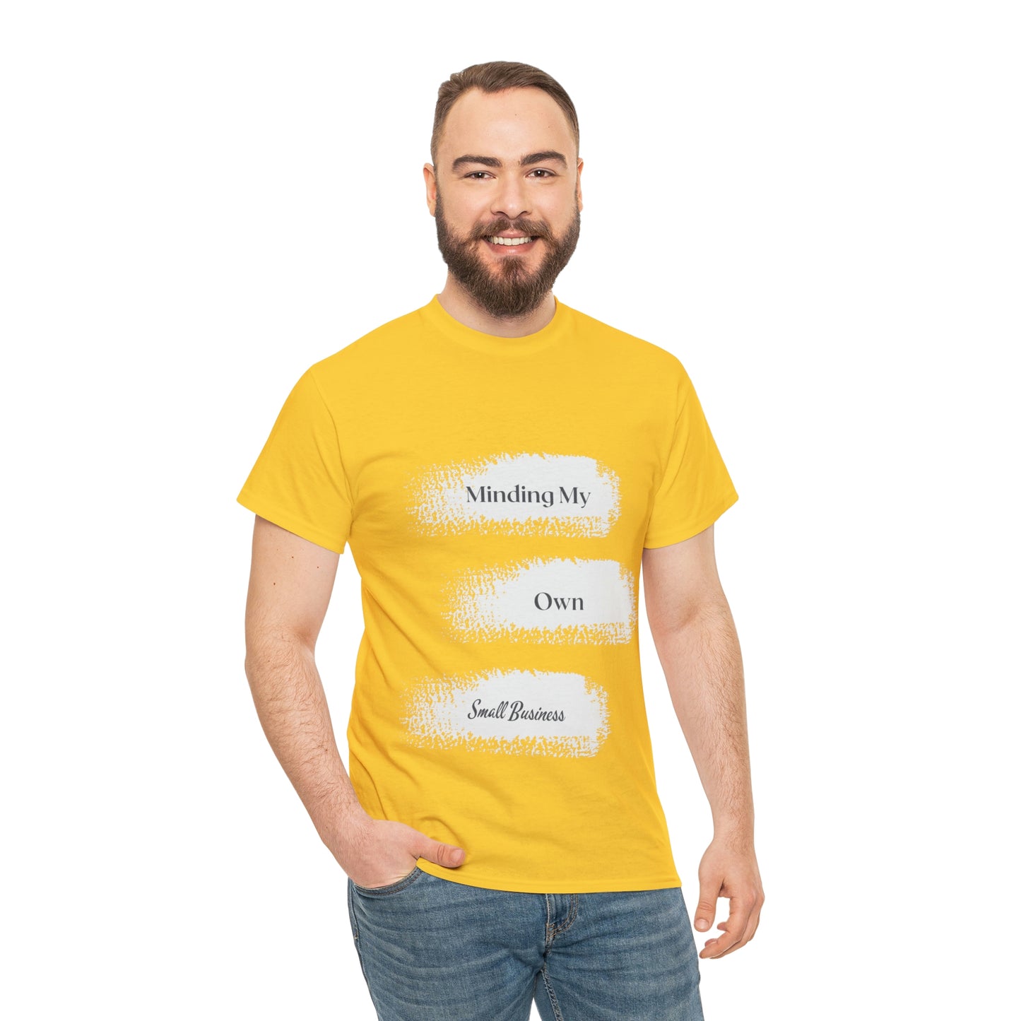 Minding My Own Small Business Unisex Heavy Cotton Tee