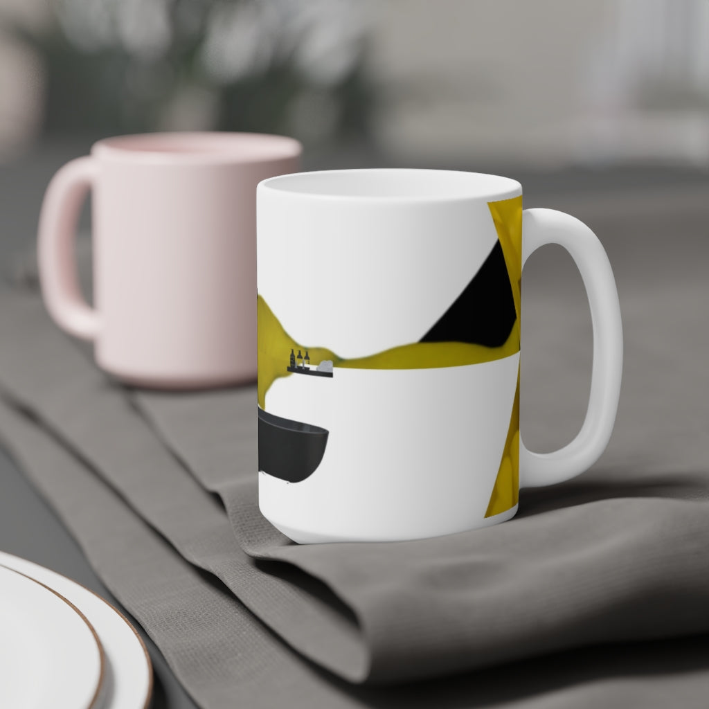 Self-Care (Yellow and Black) Ceramic Mugs (11oz / 15oz)