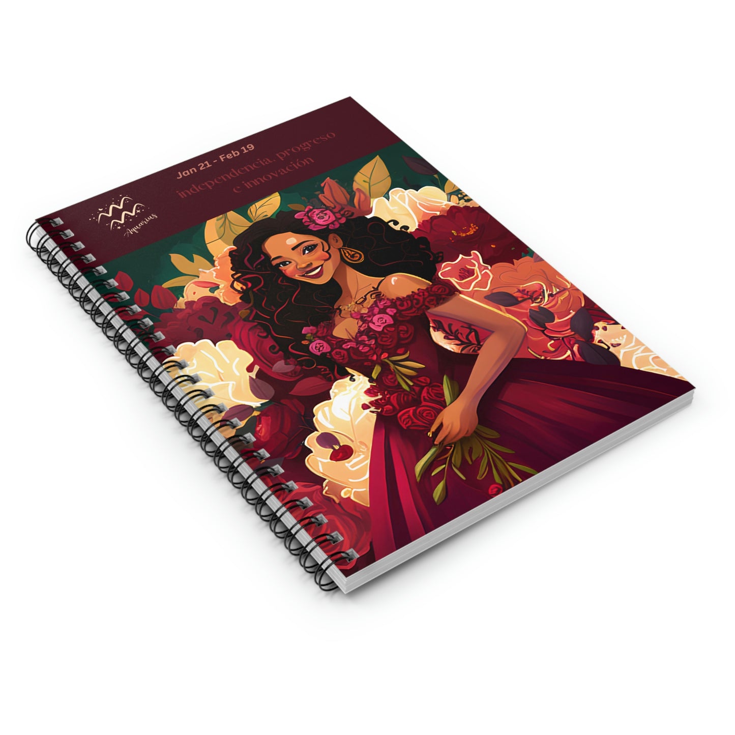 Astrology Collection (Aquarius) - Latina Culture Journal - Ruled Line