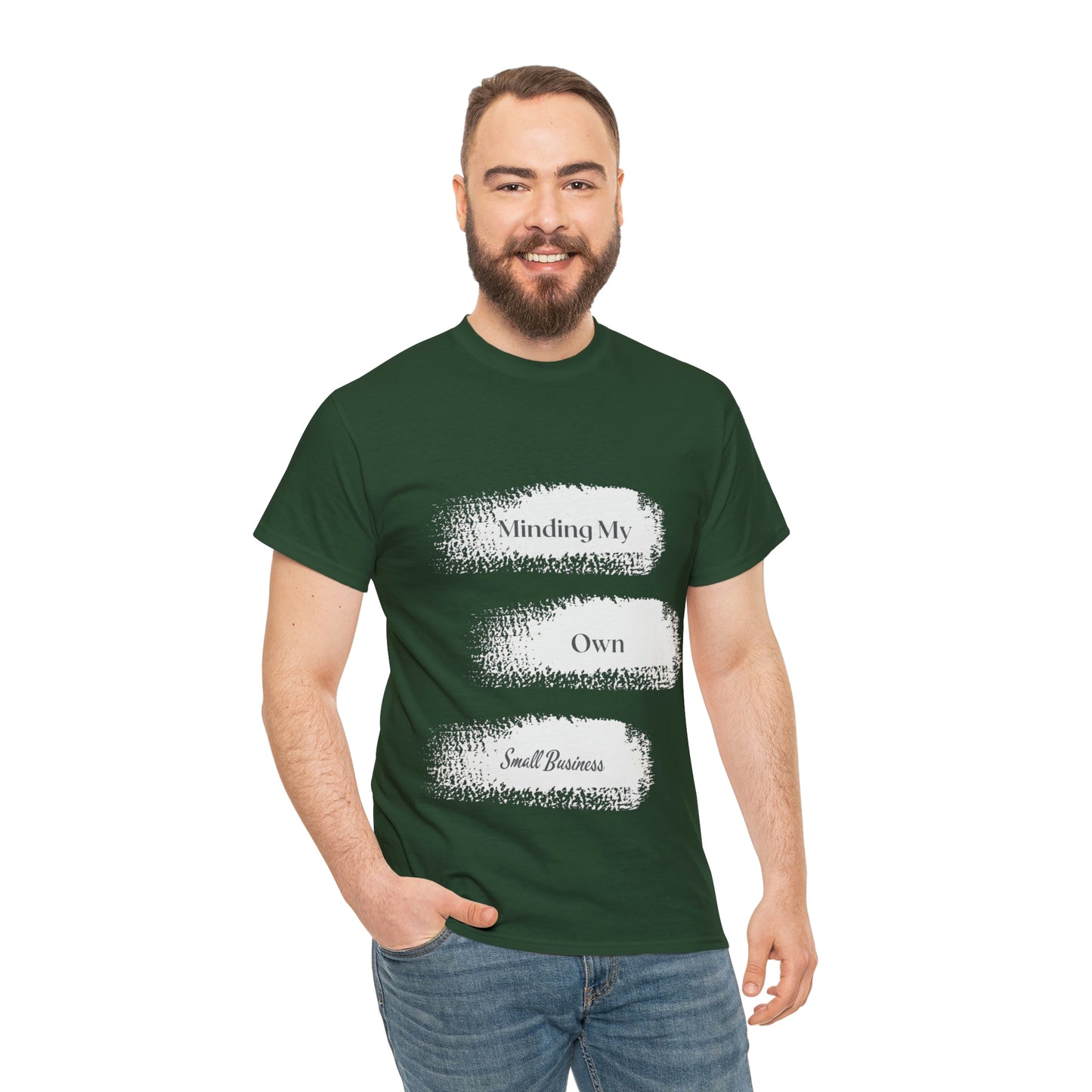 Minding My Own Small Business Unisex Heavy Cotton Tee