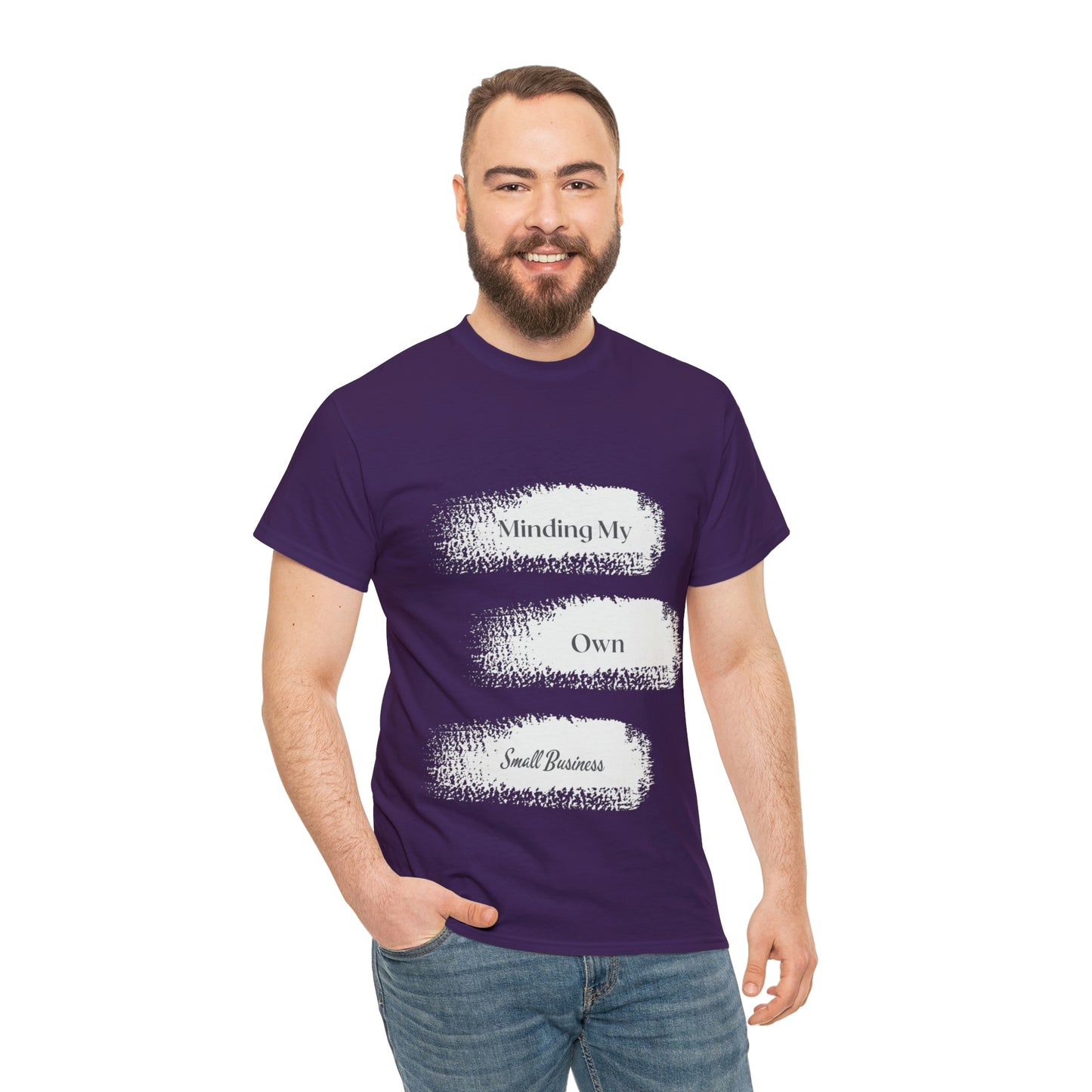 Minding My Own Small Business Unisex Heavy Cotton Tee