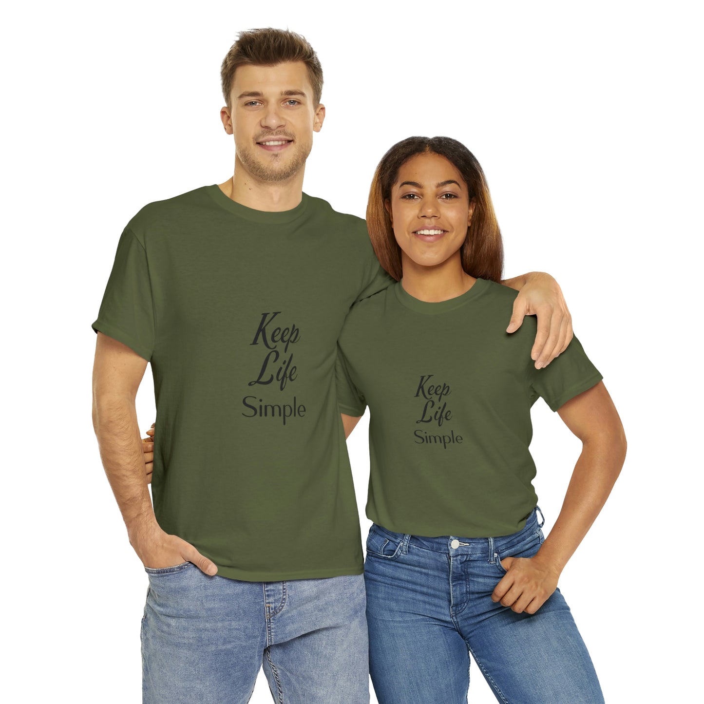 Keep Life Simple Unisex Heavy Cotton Tee